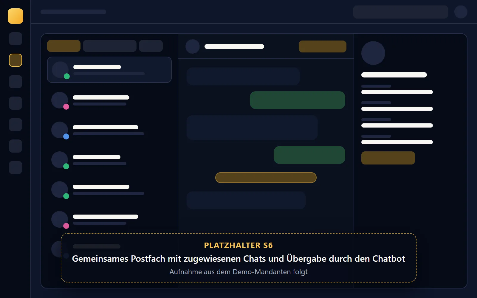 Gemeinsames WhatsApp-Postfach mit zugewiesenen Chats und Übergabe durch den Chatbot